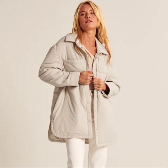 Abercrombie & Fitch Jackets & Blazers - NWT Abercrombie Nylon Shirt Jacket